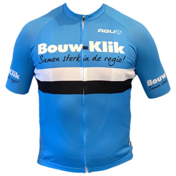 Blauw Fietsshirt Bouw-Klik AGU Performance